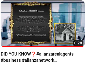 DID YOU KNOW❓#alianzarealagents #business #alianzanetwork #realestate #agents #profession #history